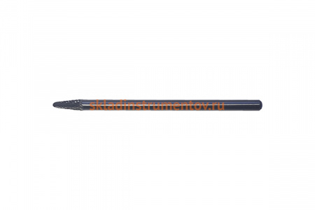 Борфреза твердосплавная сфероконическая с двойной насечкой (6х16 мм; хвостовик 6 мм) ПНЕВМО-ТРЕЙД L0616-M06-L100