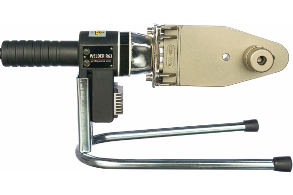 Аппарат для раструбной сварки REKON Welder R63 800 Вт, 220 В, в вомплекте с насадками d 20, 25, 32, 40, 50, 63 мм 101063