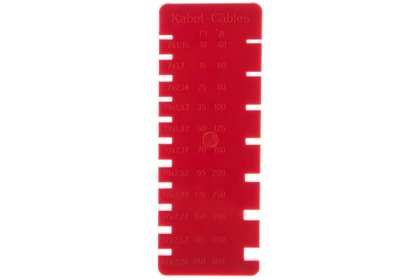 Шкала для определения размера кабеля CIMCO 14 0120