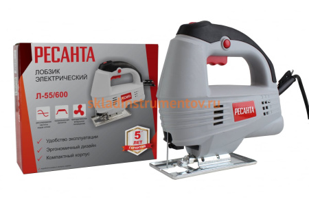 Электрический лобзик Ресанта Л-55/600 75/9/1