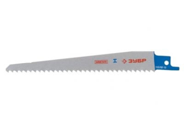 Полотно S522EF по металлу для сабельной пилы (80 мм; 1,4 мм; Bi-Met) Зубр 155709-08 Полотно S522EF по металлу для сабельной пилы (80 мм; 1,4 мм; Bi-Met) Зубр 155709-08