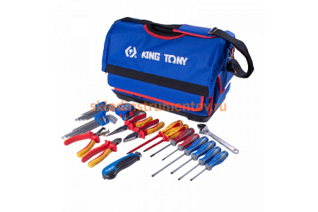 Набор инструментов электрика KING TONY 33 предмета 91333MQ