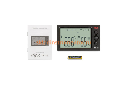 Термогигрометр RGK TH-10 с поверкой 778596