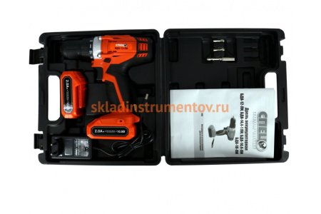 Аккумуляторная дрель-шуруповерт Спец БДА-12 Ли 3311