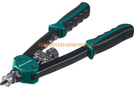 Комбинированный двуручный заклепочник Kraftool Combo2-M10 в кейсе 31181, резьбовые М5-М10, 31181 Комбинированный двуручный заклепочник Kraftool Combo2-M10 в кейсе 31181, резьбовые М5-М10, 31181