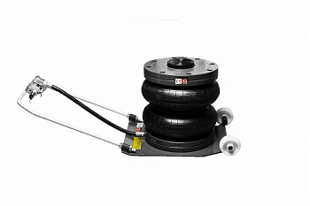 Пневматический подкатной домкрат TORIN 2 подушки, 2.2 т TRA1723