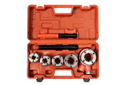 Набор трубных клуппов с адаптером (3/8-1/2-3/4-1- 1 1/4) Энкор 48481