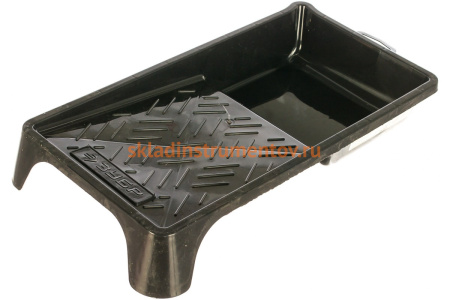 Малярная пластмассовая ванночка для валиков до 140 мм Зубр СТАНДАРТ 290х150 мм, 0.15 л 06052-29-15