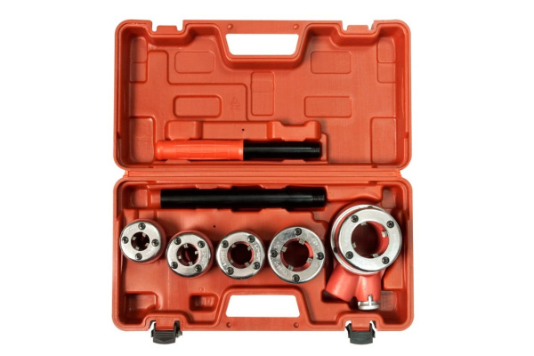 Набор трубных клуппов с адаптером (3/8-1/2-3/4-1- 1 1/4) Энкор 48481