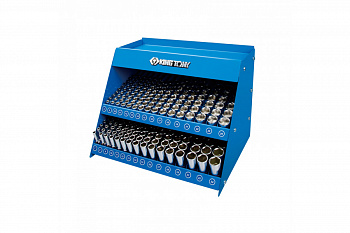 Стенд с торцевыми головками серия 3335M, 3235M (268 шт; 8-24 мм; 3/8") KING TONY 3568MR