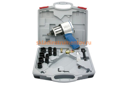 Пневматический ударный гайковерт Sumake ST-M3007K + набор ударных головок 8095020