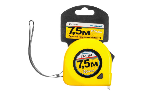 Рулетка T1 7,5 м, 25 мм РемоКолор 15-1-507