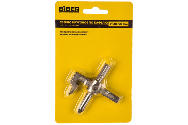 Сверло круговое по кафелю Biber 55502 тов-087757