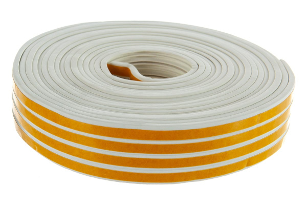 Уплотнитель СИБРТЕХ 24 м, профиль E,белый Р 93922