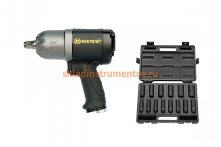 Ударный гайковерт 1/2" RODCRAFT 2277 + набор головок RS4114D 8951000268
