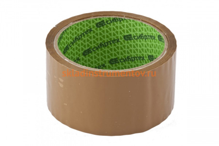 Клейкая лента СИБРТЕХ 48ммх25м коричневый 88846