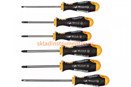 Набор отверток 6 шт в упаковке Felo Ergonic 40096118