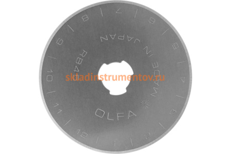 Лезвие круглое для ножей RTY-2/G, RTY-2/DX, 45-C (45х0.3 мм) OLFA OL-RB45-1