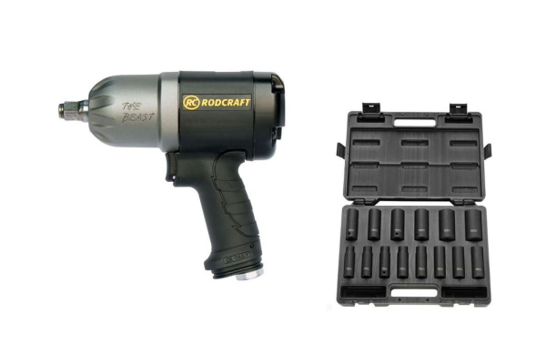 Ударный гайковерт 1/2" RODCRAFT 2277 + набор головок RS4114D 8951000268