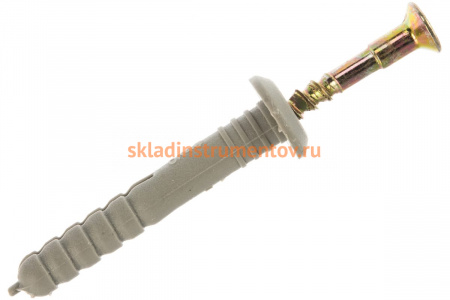 Дюбель-гвоздь полипропиленовый с грибовидным бортиком 1700 шт. (6х40 мм; ТФ0) Зубр 4-301350-06-040