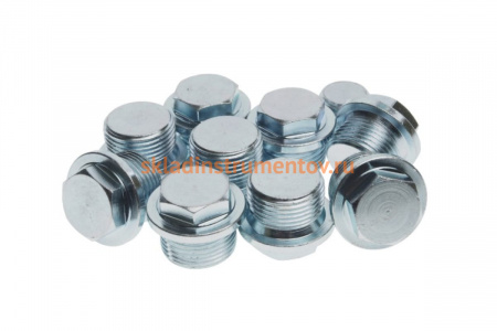 Набор маслосливных пробок JTC размер диам.22 х шаг 1.5 х длина 13 х шестигр.19 мм 10 шт. 20081