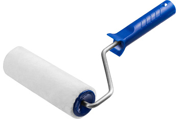 Валик малярный ЗУБР ВЕЛЮР 48, 240 мм, d=48 мм, ворс 4 мм, ручка d=8 мм 03514-24