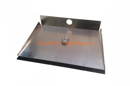 Оцинкованная лопата для снега без черенка, с планкой Спец Движок 3-бортная, 375х500 мм КПБ-3Б-500Н-ОЦ