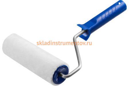 Валик малярный ЗУБР ВЕЛЮР 48, 240 мм, d=48 мм, ворс 4 мм, ручка d=8 мм 03514-24