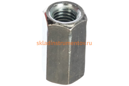 Гайка ЗУБР DIN 6334 переходная, M12, 1 шт, оцинкованная, 303756-12