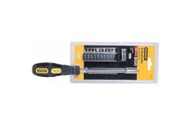 Отвертка с гибким стержнем с 10 вставками Stanley 0-62-508