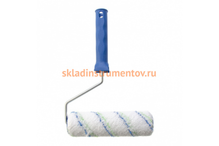 Валик Сибртех Водные краски, 180 мм, ворс 12мм, D - 36 мм, D ручки - 6 мм, полиэстер 80192