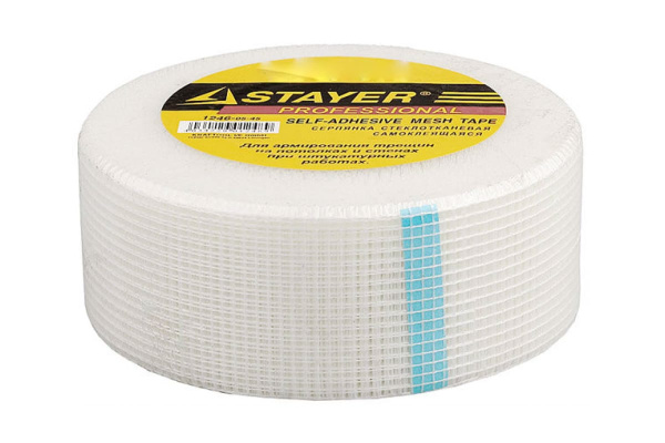 Самоклеящаяся серпянка STAYER FIBER-Tape 5 см х 130м, Professional 1246-05-130 1246-05-130_z01