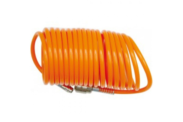 Шланг спиральный с быстросъемным соединением (15 м; 5x8 мм) VOREL 81492