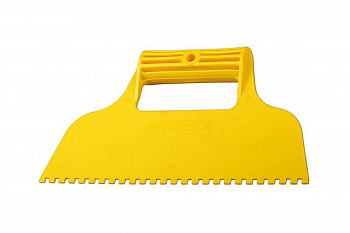 Пластмассовый зубчатый шпатель 6х6мм, 230мм STAYER 1022-6