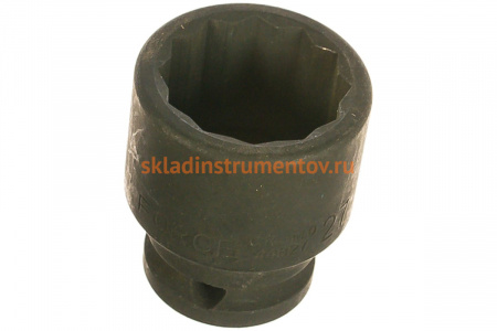 Головка короткая ударная 12-гранная (27 мм; 1/2DR) FORCE 44827