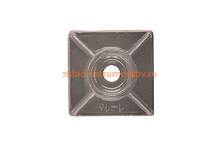 Площадка нейлоновая самоклеящаяся 5 шт. (27x27 мм) для хомутов Зубр 4-309176-27-27