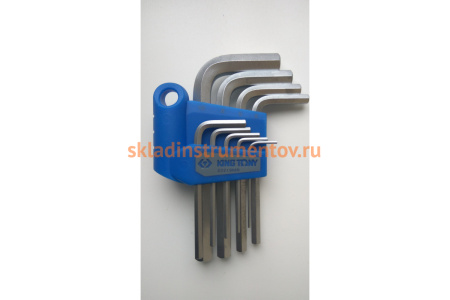 Набор Г-образных шестигранников 1.5-10мм, 9шт KING TONY 20219MR