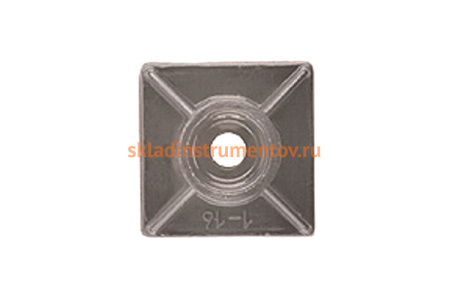 Площадка нейлоновая самоклеящаяся 5 шт. (27x27 мм) для хомутов Зубр 4-309176-27-27