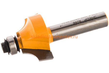 Фреза кромочная калевочная (25.4х13 мм; R 6.3 мм; хвостовик 8 мм) по дереву Энкор 9246