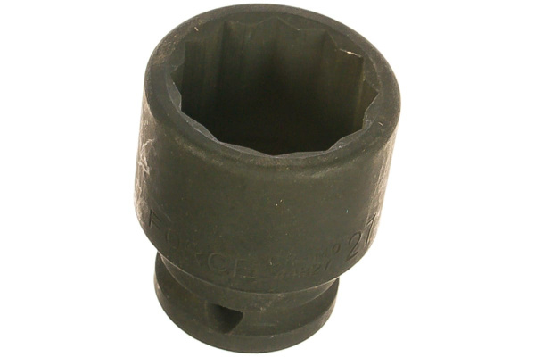 Головка короткая ударная 12-гранная (27 мм; 1/2DR) FORCE 44827