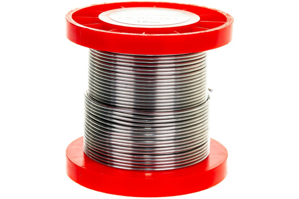 Припой ПОС 61 (1 мм; 100 г; проволока) Зубр 55450-100-10