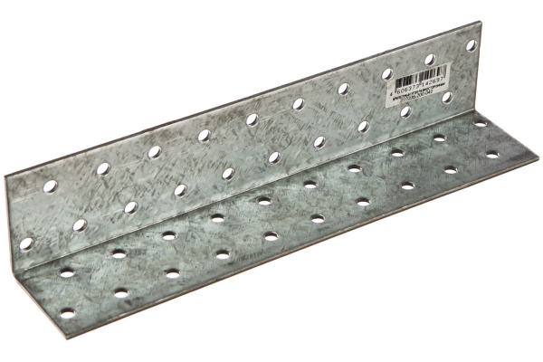 Крепежный угол Зубр МАСТЕР равносторонний 200х40х40мм 1шт 310206-200-040