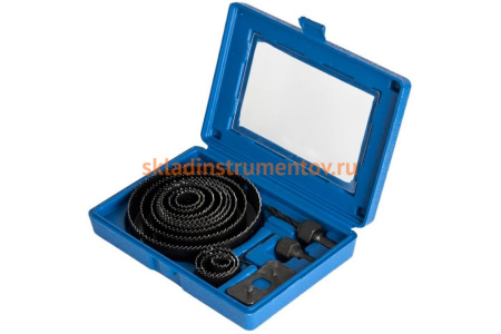 Набор HCS коронок 12 шт + 2 адаптера ПРАКТИКА 773-279