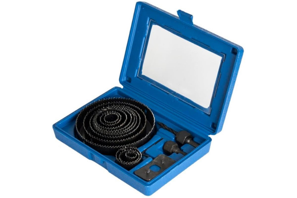 Набор HCS коронок 12 шт + 2 адаптера ПРАКТИКА 773-279