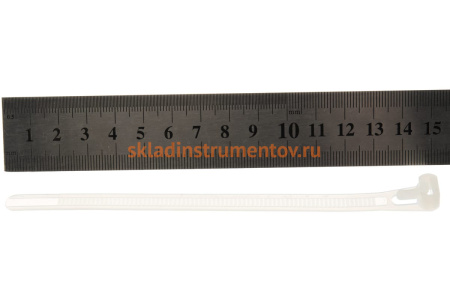 Многоразовые пластиковые хомуты СИБРТЕХ 150х7,2 мм, 50 шт 45571