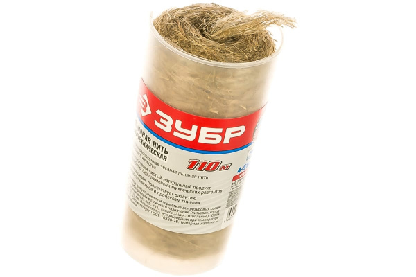 Нить льняная сантехническая (110 м) Зубр 4-51992-110