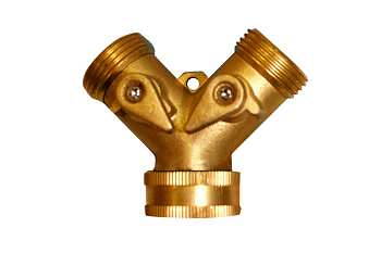 Тройник FRUT 3/4" с переключателем, наруж.резьба, латунь VIRA 402406