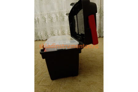 Ящик для инструментов 600x305x295мм +лоток + органайзер + 2 съемных органайзера Tayg 168000