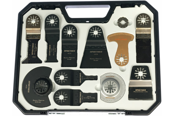 Набор насадок универсальный №7 в кейсе, оргстекло (12 шт) для МФИ ПРАКТИКА 240-560