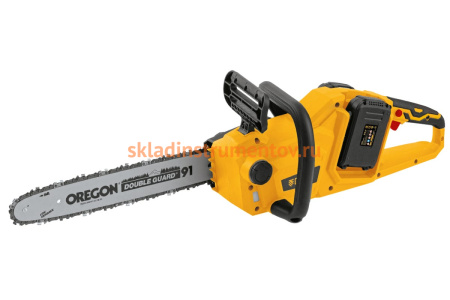 Бесщеточная цепная аккумуляторная пила DENZEL RCS400-36 58610